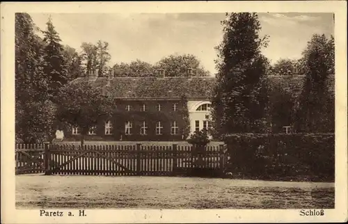 Ak Paretz Ketzin, Blick auf das Schloss