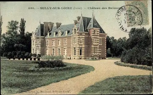 Ak Sully sur Loire Loiret, Château des Buissons