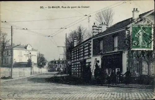 Ak Le Parc de Saint Maur Val de Marne, Rue du Pont de Creteil