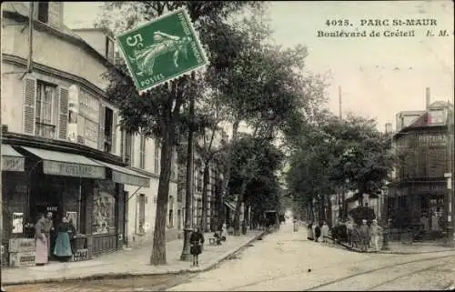 Ak Le Parc de Saint Maur Val de Marne, Boulevard de Creteil, Magasin