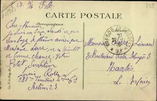 Ak Le Bourget Seine Saint Denis, Pensionnat de Jeunes Filles