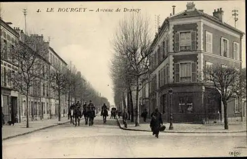 Ak Le Bourget Seine Saint Denis, Avenue de Drancy