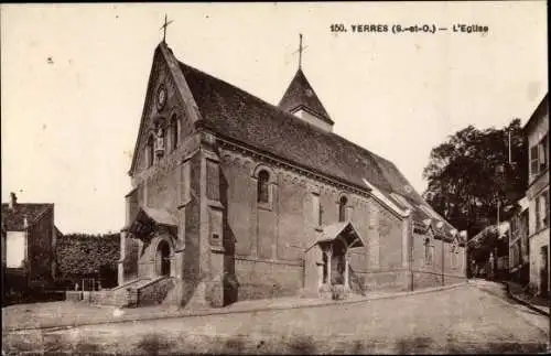 Ak Yerres Essonne, L´Église