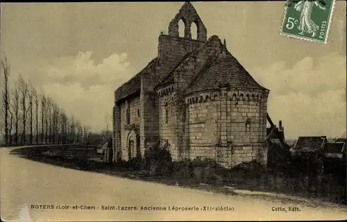 Ak Noyers Loir et Cher, Saint Lazare, Ancienne Léproserie