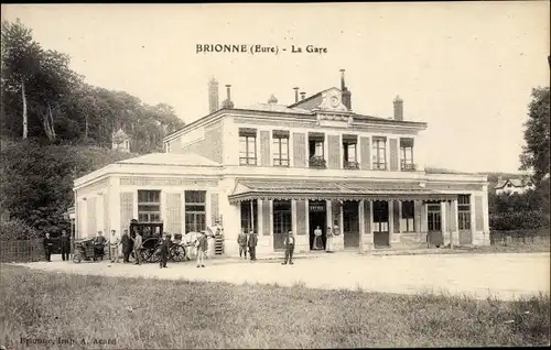 Ak Brionne Eure, La Gare