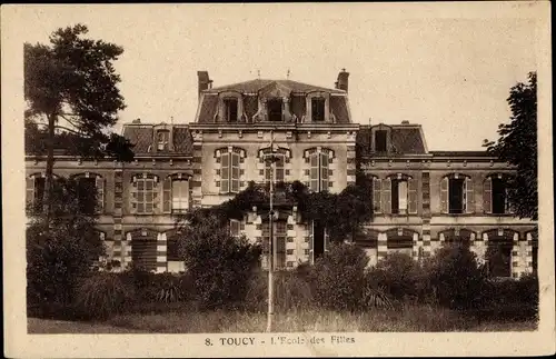 Ak Toucy Yonne, École des Filles