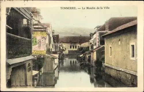 Ak Tonnerre Yonne, Le Moulin de la Ville