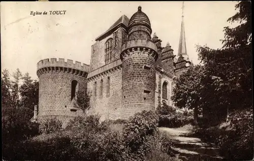 Ak Toucy Yonne, Église