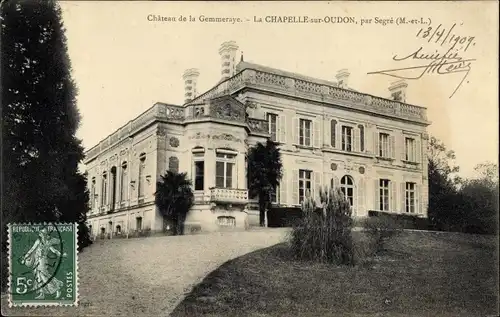 Ak Chapelle Saint Oudon Maine-et-Loire, Château de la Gemmeray