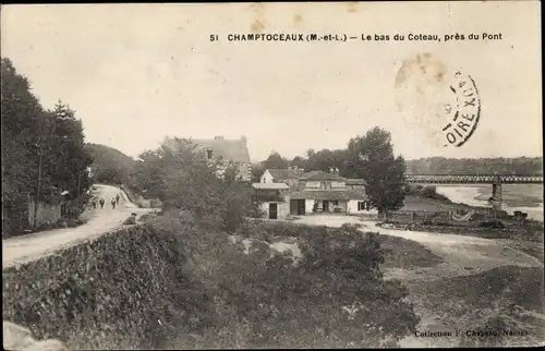 Ak Champtoceaux Maine-et-Loire, Le Bas du Coteau, Près du Pont