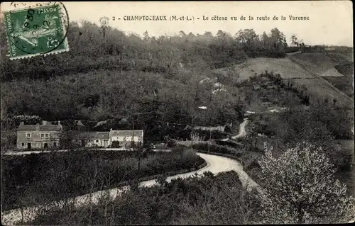 Ak Champtoceaux Maine-et-Loire, Côteau vu de la Route de la Varenne