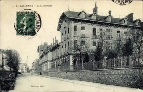 Ak Billancourt Hauts de Seine, Le Sanatorium
