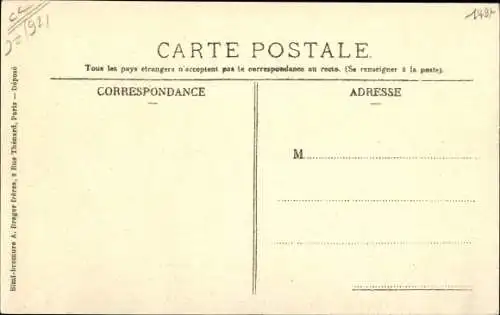 Ak Boulogne sur Seine Hauts de Seine, Salle d´Étude Pensionnat Saint Joseph