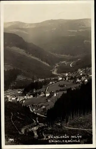 Ak Spindlermühle Riesengebirge Reg. Königgrätz, Panorama, Ort