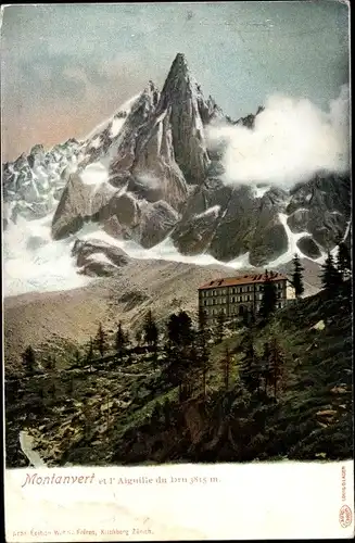 Ak Haute Savoie, La Mer de Glace, Winter, Gletschermeer, Montanvert, Aiguilles du Dru