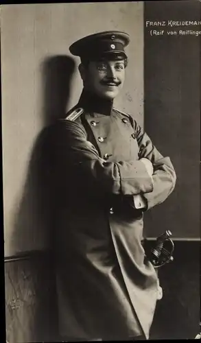 Ak Schauspieler Franz Kreideman, Portrait als Reif von Reiflingen