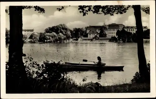 Ak Strausberg in Brandenburg, Am Straussee