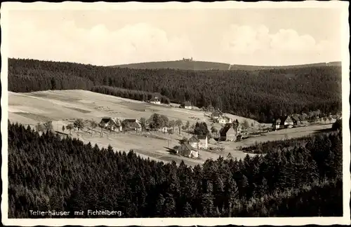 Ak Tellerhäuser Breitenbrunn Erzgebirge, Schneiders Gasthaus, Fichtelberg, Ort