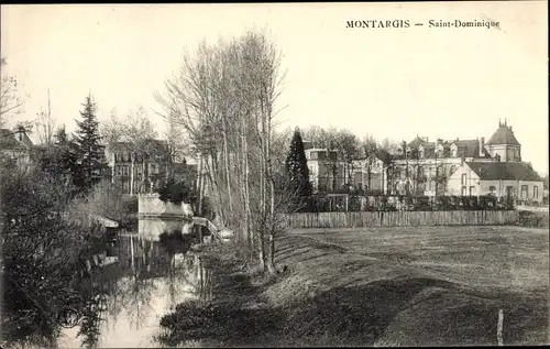 Ak Montargis Loiret, École Durzy, Saint Dominique