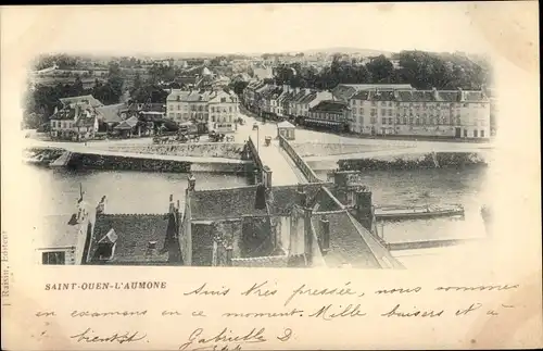 Ak Saint Ouen l´Aumone Val-d´Oise, Le Pont