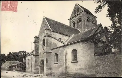 Ak Saint Ouen l´Aumone Val-d´Oise, L´Église