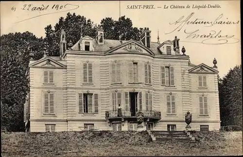 Ak Saint Prix Val-d’Oise, Château de Léopold-Double