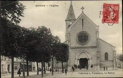 Ak Bondy Seine Saint Denis, L´Église