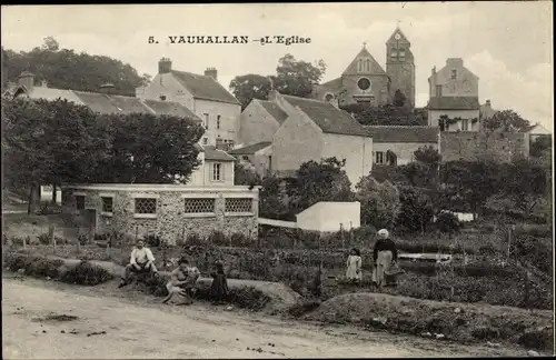 Ak Vauhallan Essonne, L´Église