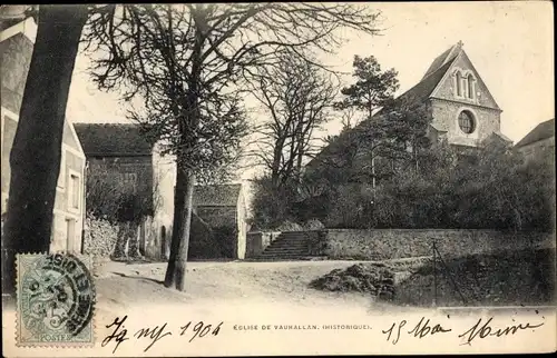 Ak Vauhallan Essonne, L´Église