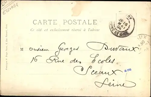 Ak Vauhallan Essonne, L´Église