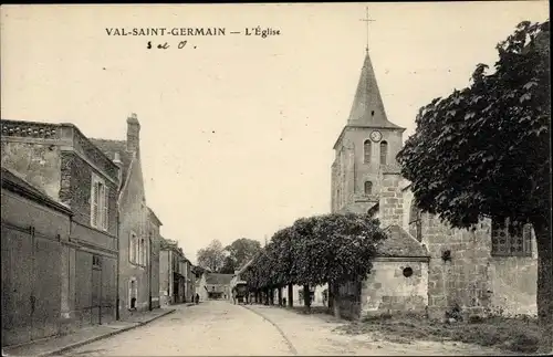 Ak Le Val Saint Germain Essonne, L´Église