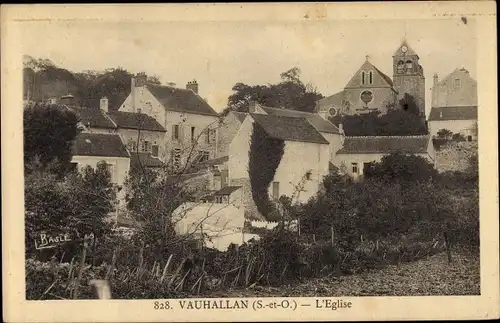 Ak Vauhallan Essonne, L´Église