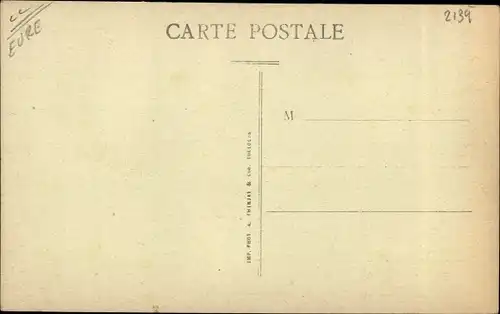 Ak Bourgtheroulde Eure, La Grande Rue