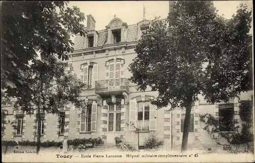 Ak Toucy Yonne, École Pierre Larousse