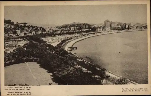 Ak Rio de Janeiro Brasilien, Beira Mar