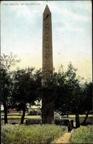 Ak Heliopolis Cairo Kairo Ägypten, The Obelisk