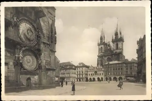 Ak Praha Prag Tschechien, Teinkirche, Tynsky chram