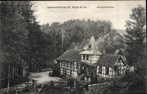 Ak Stadtroda an der Roda Thüringen, Weihertalmühle