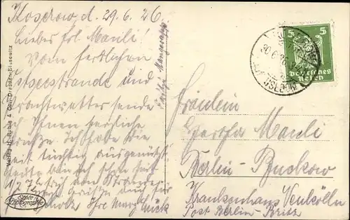 Ak Ostseebad Koserow auf Usedom, Streckelsberg