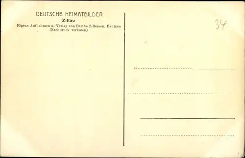 Ak Zittau Sachsen, Partie an der ehemaligen Bastei, jetzt Stadtgärtnerwohnung