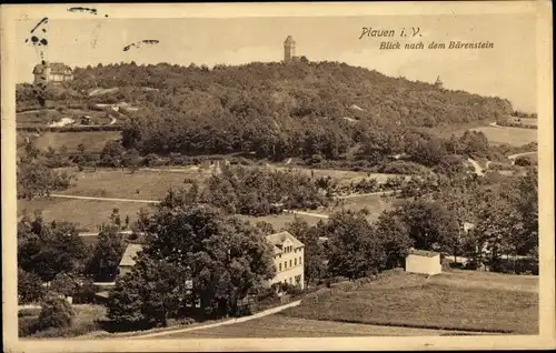 Ak Plauen im Vogtland, Blick nach dem Bärenstein