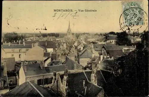 Ak Montargis Loiret, Vue Générale