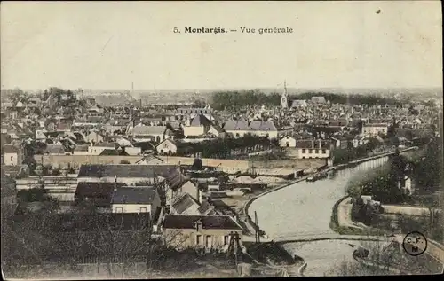 Ak Montargis Loiret, Vue Générale