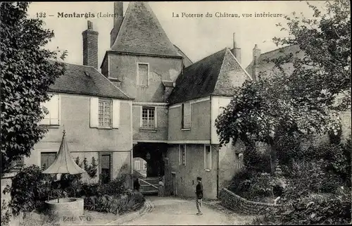 Ak Montargis Loiret, Poterne du Château