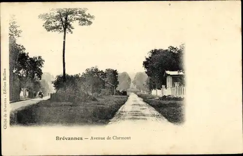 Ak Brevannes Val de Marne, Avenue du Clarmont
