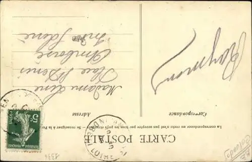 Ak Caen Calvados, Chapelle Saint Georges, Soldat francais