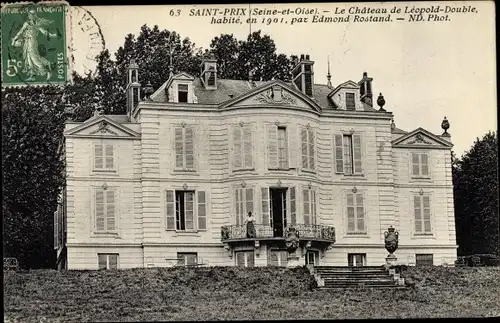 Ak Saint Prix Val-d’Oise, Château de Léopold-Double