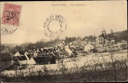 Ak Saint Prix Val-d’Oise, Vue Générale