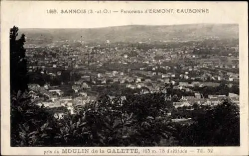 Ak Sannois Val d’Oise, Panorama d´Ermont, Eaubonne