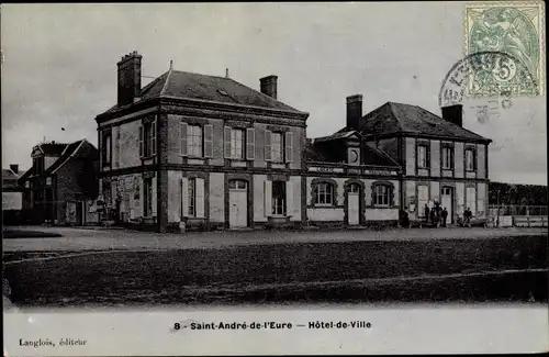 Ak Saint André de l'Eure Eure, Hôtel de Ville